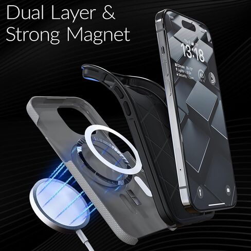 Crave Dual Guard متوافق مع حافظة iPhone 15، متوافقة مع حافظة MagSafe مزدوجة الطبقة للحماية من الصدمات لهاتف Apple iPhone 15 (6.1") - أخضر غابة in Kuwait