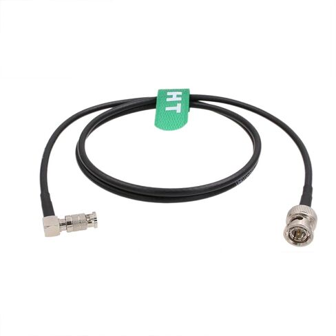 كابل فيديو 6G SDI HD Micro BNC إلى أنثى BNC محول لشاشة Blackmagic Video Assist 4K 5 بوصة، زاوية قائمة عالية الكثافة 15 سم in Kuwait