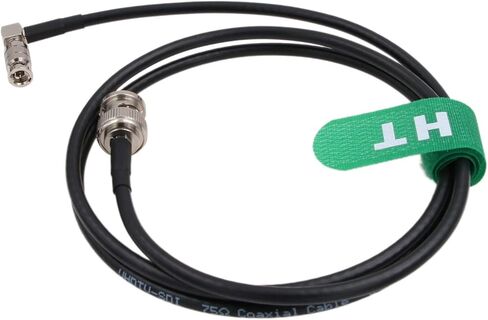 كابل فيديو 6G SDI HD Micro BNC إلى أنثى BNC محول لشاشة Blackmagic Video Assist 4K 5 بوصة، زاوية قائمة عالية الكثافة 15 سم in Kuwait