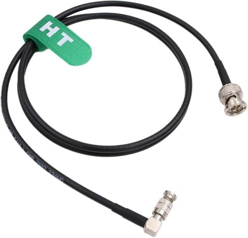 كابل فيديو 6G SDI HD Micro BNC إلى أنثى BNC محول لشاشة Blackmagic Video Assist 4K 5 بوصة، زاوية قائمة عالية الكثافة 15 سم in Kuwait