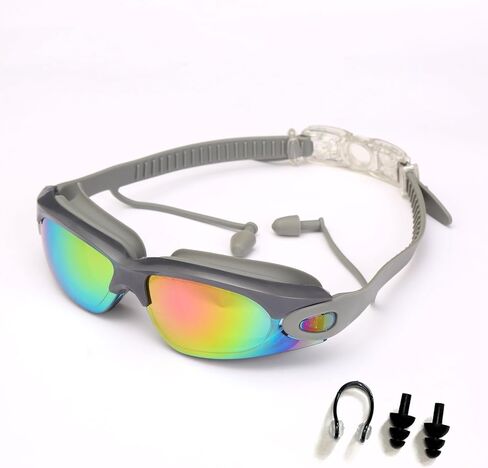 Swim Goggles, Anti Fog&UV Swimming Goggles for Audlt, No Leaking Swim Glasses for Men Women Youth in Saudi Arabia