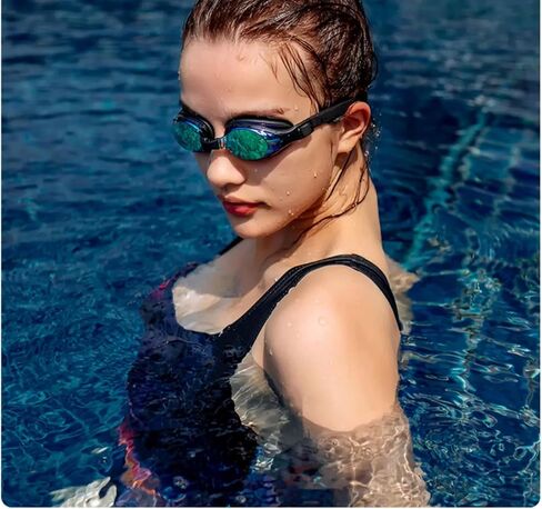 Swim Goggles, Anti Fog&UV Swimming Goggles for Audlt, No Leaking Swim Glasses for Men Women Youth in Saudi Arabia