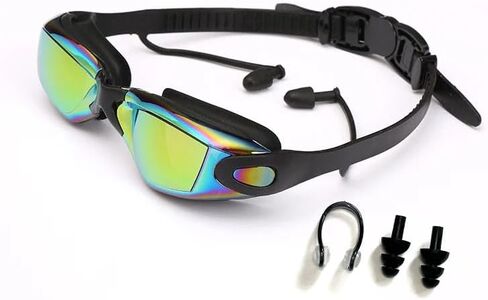 Swim Goggles, Anti Fog&UV Swimming Goggles for Audlt, No Leaking Swim Glasses for Men Women Youth in Saudi Arabia