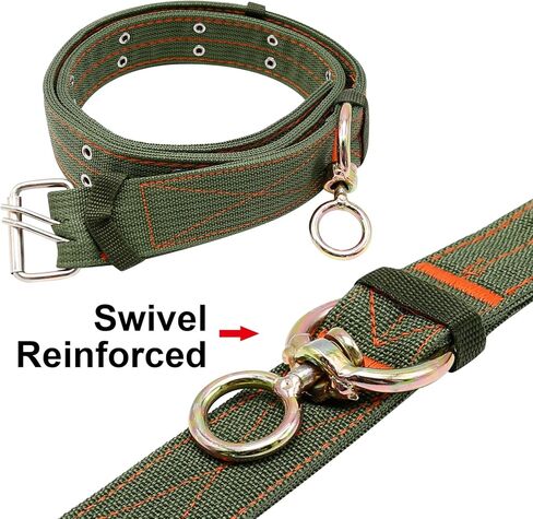 2Pcs Adjustable 59.05inch Cow Collar with 2-Rows Metal Buckle Four-Layer Nylon Thickened Cow Collar Ring Metal Buckle Traction Chain for Cattle, Dog, Horse, Sheep, Camel in Saudi Arabia