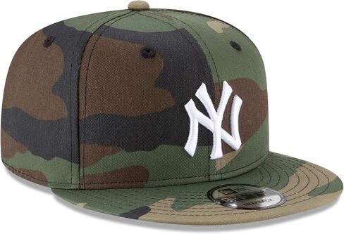 New Era MLB 9FIFTY Camo Adjustable Snapback Hat Cap One Size Fits All (New York Yankees Camo) in Saudi Arabia