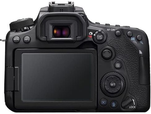 كاميرا كانون دي اس ال ار [EOS 90D] مع عدسة USM مقاس 18-135 | واي فاي مدمج، بلوتوث، معالج الصور DIGIC 8، فيديو 4K، Dual Pixel CMOS AF، وشاشة LCD تعمل باللمس متغيرة الزاوية 3.0 بوصة، أسود in Saudi Arabia