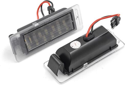 NSLUMO LED License Plate Light Assembly for 2014-2019 Chevy Corvette C7 Impala SS Traverse, 2011-2019 Ca'dillac CTS XTS SRX, OEM Replacement 6000K Xenon White 18-SMD Error Free Led Tag Light in Saudi Arabia