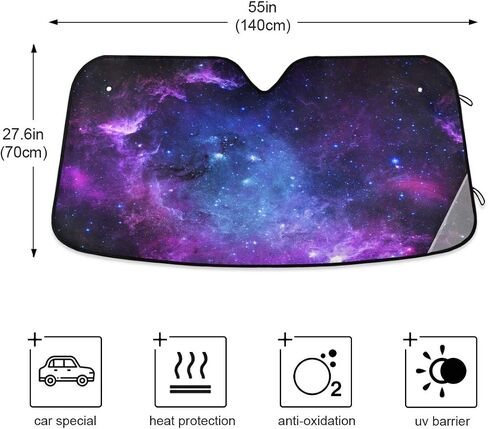 Car Windshield Sun Shade Beagle Dogs are Looking Blocks UV Rays Sun Visor Protector Accordion Folding Auto Sunshade for Car Truck SUV 55x28inch in Saudi Arabia