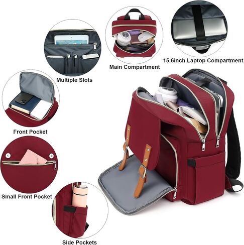 Cow Print Sunflower Laptop Backpack for Women Girls School Work Business Travel Computer Backpacks College Bookbag Fit 15.6 Inch Notebook in Saudi Arabia