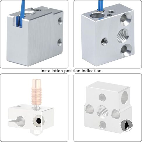 طابعة ثلاثية الأبعاد 100k Ntc 3950 الثرمستور، 2 حزمة مستشعر الثرمستور الأزرق لبركان E3d V6 Pt100 Ender 3 V2، Ender 5 Cr10 10s in Kuwait