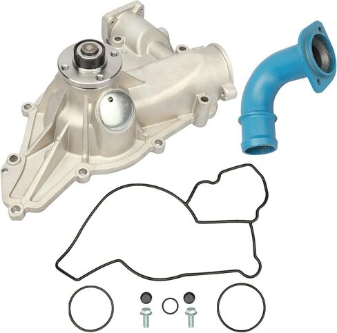 IRONTEK Engine Water Pump AW4114 Fit for Ford (1996 for F-250/1999-2003 for F-250 Super Duty/ 1996-1997 for F-350/1999-2003 for F-350 Super Duty) #1255930 252724 in Saudi Arabia