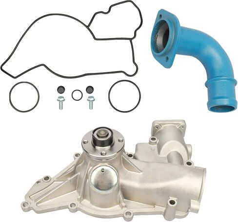 IRONTEK Engine Water Pump AW4114 Fit for Ford (1996 for F-250/1999-2003 for F-250 Super Duty/ 1996-1997 for F-350/1999-2003 for F-350 Super Duty) #1255930 252724 in Saudi Arabia