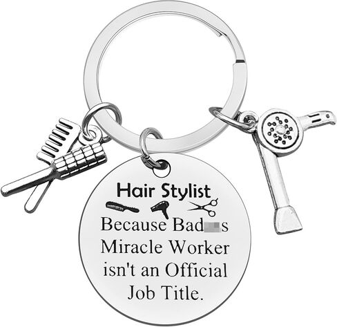 Xiahuyu Hairdresser Gifts Keychain Hair Stylist Gifts Cosmetology Graduation Gifts Christmas Birthday Gifts in Saudi Arabia