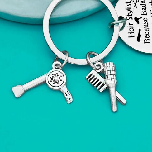 Xiahuyu Hairdresser Gifts Keychain Hair Stylist Gifts Cosmetology Graduation Gifts Christmas Birthday Gifts in Saudi Arabia