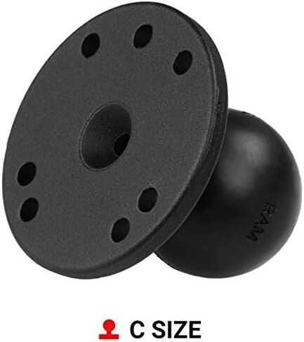 لوحة مستديرة مثبتة على ذاكرة الوصول العشوائي مع كرة RAM-202U مع كرة مقاس C مقاس 1.5 بوصة in Kuwait