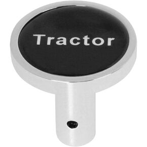 GG Grand General 96274 1-23/32 Inches Pin Hole Chrome Aluminum Air Control Knob w/Purple Tractor