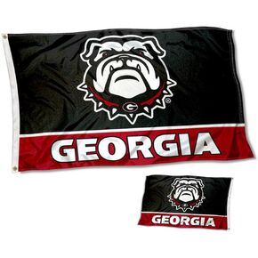 Georgia Bulldogs Dawg Double Sided Flag