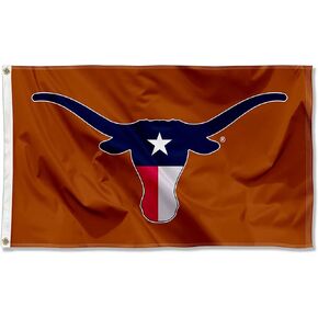 Texas Longhorn Flag TX State Flag Colors