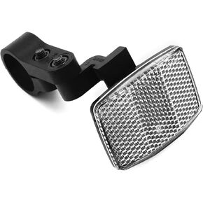 Bike Front Reflector for Handlebar (White)