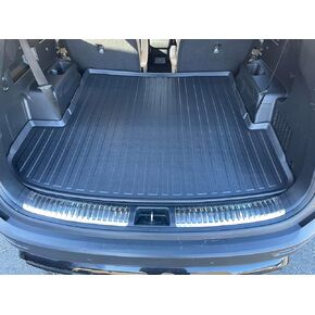 Premium Cargo Liner for Kia Telluride S LX EX SX 2020-2024 - 100% Protection - Custom Fit Car Trunk Mat - All-Season Black Cargo Mat - 3D Shaped Laser Measured Trunk Liners for Kia Telluride