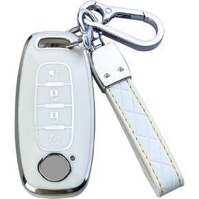 Key Fob Cover Case Compatible with Nissan Pathfinder Rogue Kicks Accessories