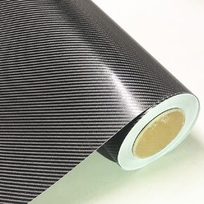 4D Black Carbon Fiber Vinyl Wrap Sticker Air Realease Bubble Free Anti-Wrinkle 24" x 60" / 2FT x 5FT