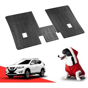 Compatible for 2014-2020 Nissan Rogue Backrest Mats, All-Weather 3D Custom Interior Car Seat Back Cover Cargo Mats Fit for 2020 2019 2018 2017 2016 2015 2014 Accessories