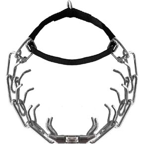 No Pull Collar, Adjustable Dog Collar Small Medium Large Dogs (S (Neck: 13"-17''), Black)
