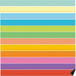 12 Pieces Large Magnetic Sentence Strips 3 x 36 inch Dry Erase Sentence Strips Jumbo Multicolor Magnetic Handwriting Paper with Lines for Teacher Whiteboard Classroom School Supplies