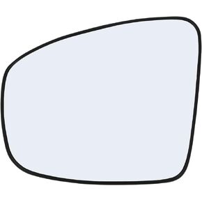Driver Side Mirror Glass Assembly With Plastic Backing Plate Heated Compatible with 2009-2014 Nissan Murano, 2008-2012 Infiniti EX35 FX35, 2009-2013 FX50