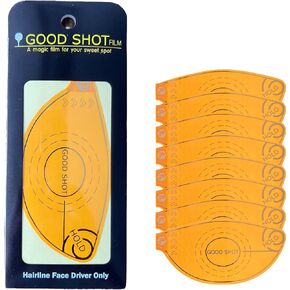 Good Shot Film | Golf Impact Tape | Reusable Driver Face Sticker | Sweet Spot Accuracy Diagnosis | Self-Teaching Consistency Analysis | 8 Pcs per Pack