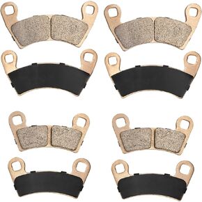 Brake Pads Sintered for Polaris General-1000 RZR-4-900 RZR-S4-1000 Ranger-1000 Pro-XD Ranger-Crew-570, 2203318 2203747 2205949 2208933 Front & Rear Replacement Brake Pads