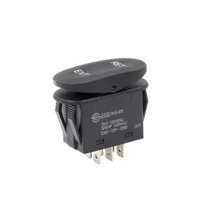 1pc R13-271 20A/125VAC 6Pins 3 Positions Rocker Switch