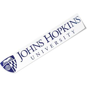 Desert Cactus Johns Hopkins University Blue Jays JHU Name Logo Vinyl Decal Laptop Water Bottle Car Scrapbook (8 Inch Sticker)