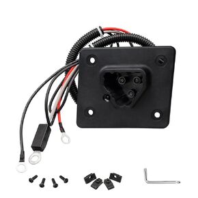 Golf Cart 48V Charger Receptacle for EZGO RXV 2008-Up, EZGO 2Five 2010-Up Delta-Q Battery Charger Plug with Wires OEM# 602529
