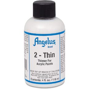 Angelus Brand 2-Thin Acrylic Leather Paint Thinner 4 oz