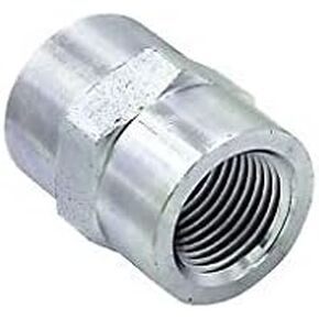 1" NPTF Female x 1" NPTF Female Straight Hex Coupler/Coupling Hydraulic Pipe Thread Fitting