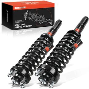 A-Premium Front Pair (2) Complete Strut & Coil Spring Assembly Compatible with Honda CR-V 1997 1998 1999 2000 L4 2.0L, Driver and Passenger Side