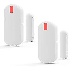 Window & Door Entry Sensor 2 PCS - Protection Compatible with YISEELE WiFi Home Security System (Work with YX-800)