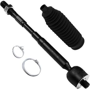 SCITOO 2-PC SET Front Steering Kit Front Inner Tie Rod End Rack and Pinion Boots w/Bellows Fit For Toyota Corolla