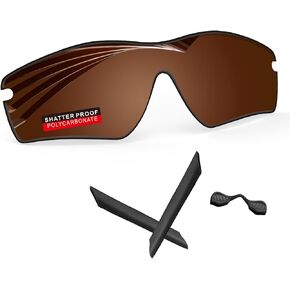 PRO+ Polycarbonate Replacement Lenses & Rubber Kits for Oakley RadarLock Series Sunglasses