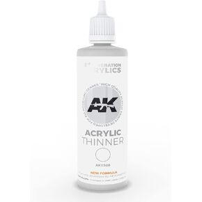 AK-Interactive 3rd Gen Thinner 100ml - Model Building Paints and Tools # 11500