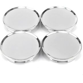 RTrhinoTuning 4PCS 51mm Wheel Center Caps Compatible with Elantra Accord Focus Edge Fusion Mustang A3 A4 A5 A6 A8 CLA GLK CLS Rim,OD: 2"(51 mm) ID: 1.77"(45 mm) Hub Caps