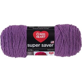 Red Heart Super Saver Yarn 528 Medium Purple