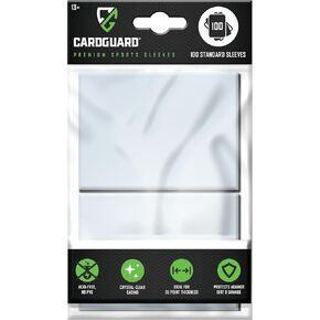 Premium Strategy Sleeves 100 Ct, Premium Clear 100ct. Card Sleeves - Standard Size Card Sleeves to Protect Sports Cards, Baseball Cards, Football Cards, and Collectible Cards, Blue