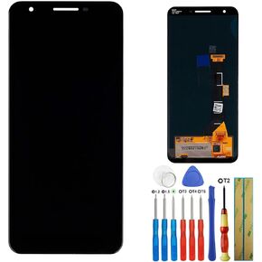 OLED LCD Screen Compatible with Google Pixel 3A G020G 5.6" inch 2019 LCD Touch Screen Display Assembly + Tools(Black)