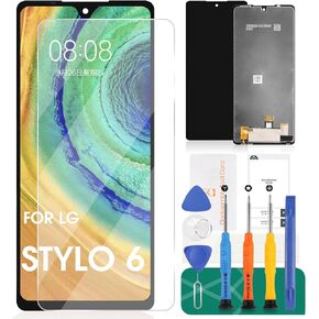 لشاشة LG Stylo 6 LCD لشاشة LG Stylo 6 البديلة لشاشة Stylo 6 LCD LMQ730TM مجموعة رقمنة اللمس المتوافقة مع مجموعات قطع إصلاح LM-Q730TM