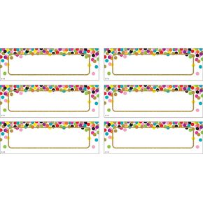 Teacher Created Resources® Confetti Labels Magnetic Accents, Pack of 20