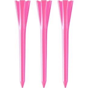 IZZO Golf Plastic Golf Tees, 1.5 Inch, Pink, 100 Pack