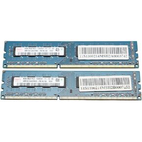 2x4GB (8GB Total) HYNIX HMT351U6CFR8C-PB 4GB PC3-12800U Desktop Memory